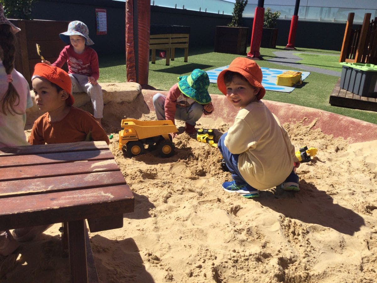 sandpit fun at Miranda