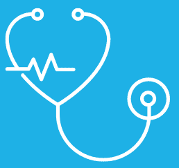 assistance icon blue