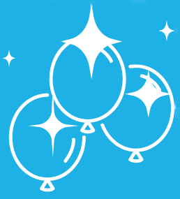 celebrate icon blue