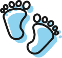 feet symbol